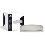 D'Lite Plafondlamp Lunelle 50cm Textiel Grijs | Geschikt Voor 3x E27 
