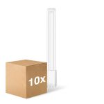 Voordeelpak 10x Ledvance Dulux-L LED 12W - 830 Warm Wit | 4-Pin - Vervangt 24W