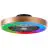 Brilliant Slimline Plafondventilator Kunststof Metaal Zwart Goud 36W 4700lm - 830-865 CCT+RGB | 490mm - Afstandsbediening Dimbaar