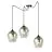 Emibig Hanglamp Level Staal Zwart | Geschikt voor 3x E27 - Max 15W