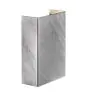 Nordlux Fold 10 Wandlamp Staal Zilver Up & Down 7.5W 225lm - 830 Warm Wit