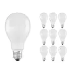 Voordeelpak 10x Osram CLASSIC LED E27 Peer Mat 19W 2452lm - 827 Zeer Warm Wit | Vervangt 150W