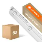 Voordeelpak 6x Ledvance LED Waterdichte Montagebalk Vochtbestendig 32W 4400lm - 840 Koel Wit | 120cm 