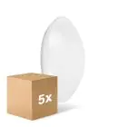 Voordeelpak 5x Ledvance Surface Circulair 400 Wit 24W 1920lm - 840 Koel Wit | IP44